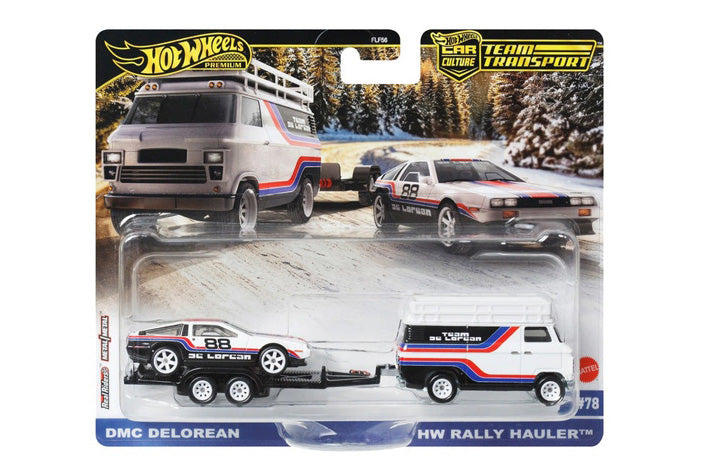 Team Transport DMC DeLorean & HW Rally Hauler
