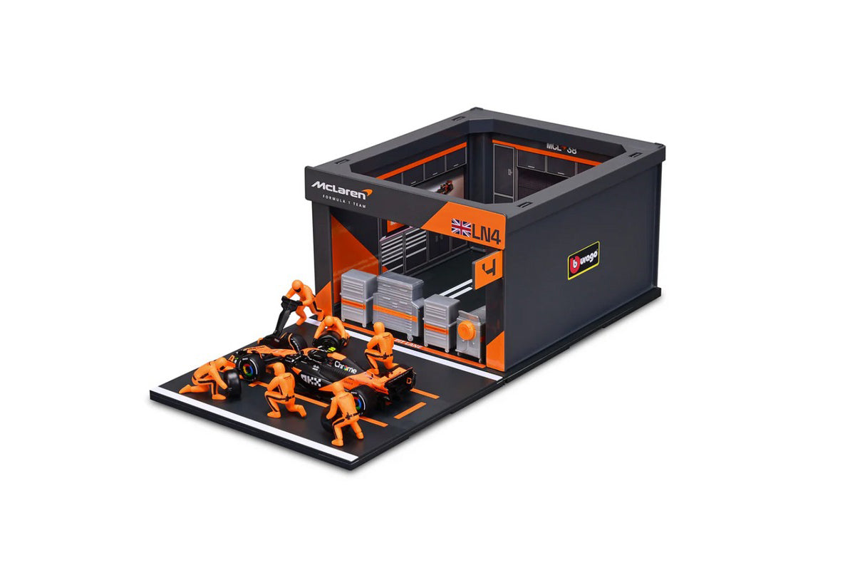 Pit Stop Diorama Lando Norris #4 fórmula 1