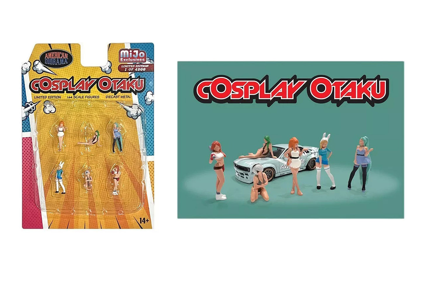 Cosplay Otaku Anime Figure set