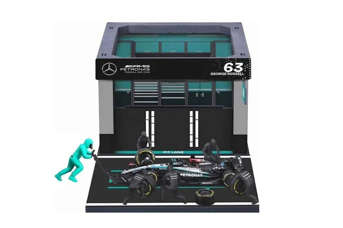 Pit Stop Diorama George Russell #63 Formula 1