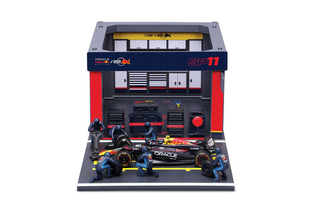 Pit Stop Diorama Sergio Perez #11 fórmula 1