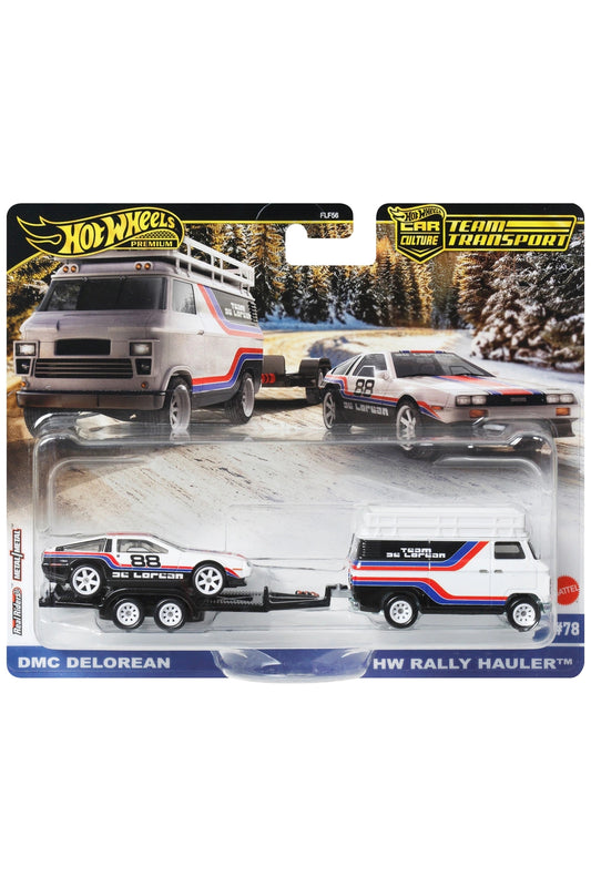 Team Transport DMC DeLorean & HW Rally Hauler