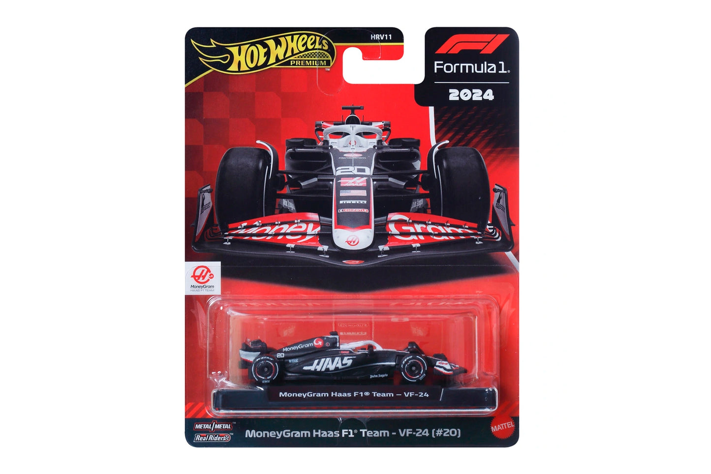 Hot Wheels F1 MoneyGram Haas VF-24