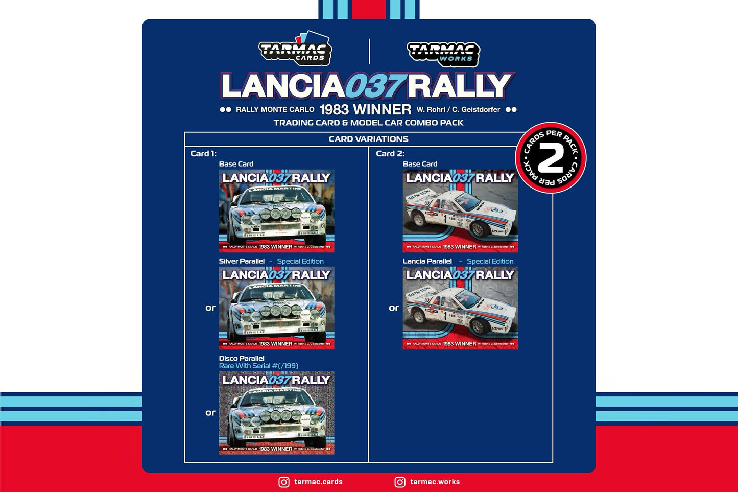 Lancia 037 Rally #1 W.Rohrl/C.Geistdorfer Winner Rally Monte Carlo 1983
