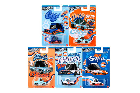 Hot Wheels Noppo Gulf Racing (Pack 5)