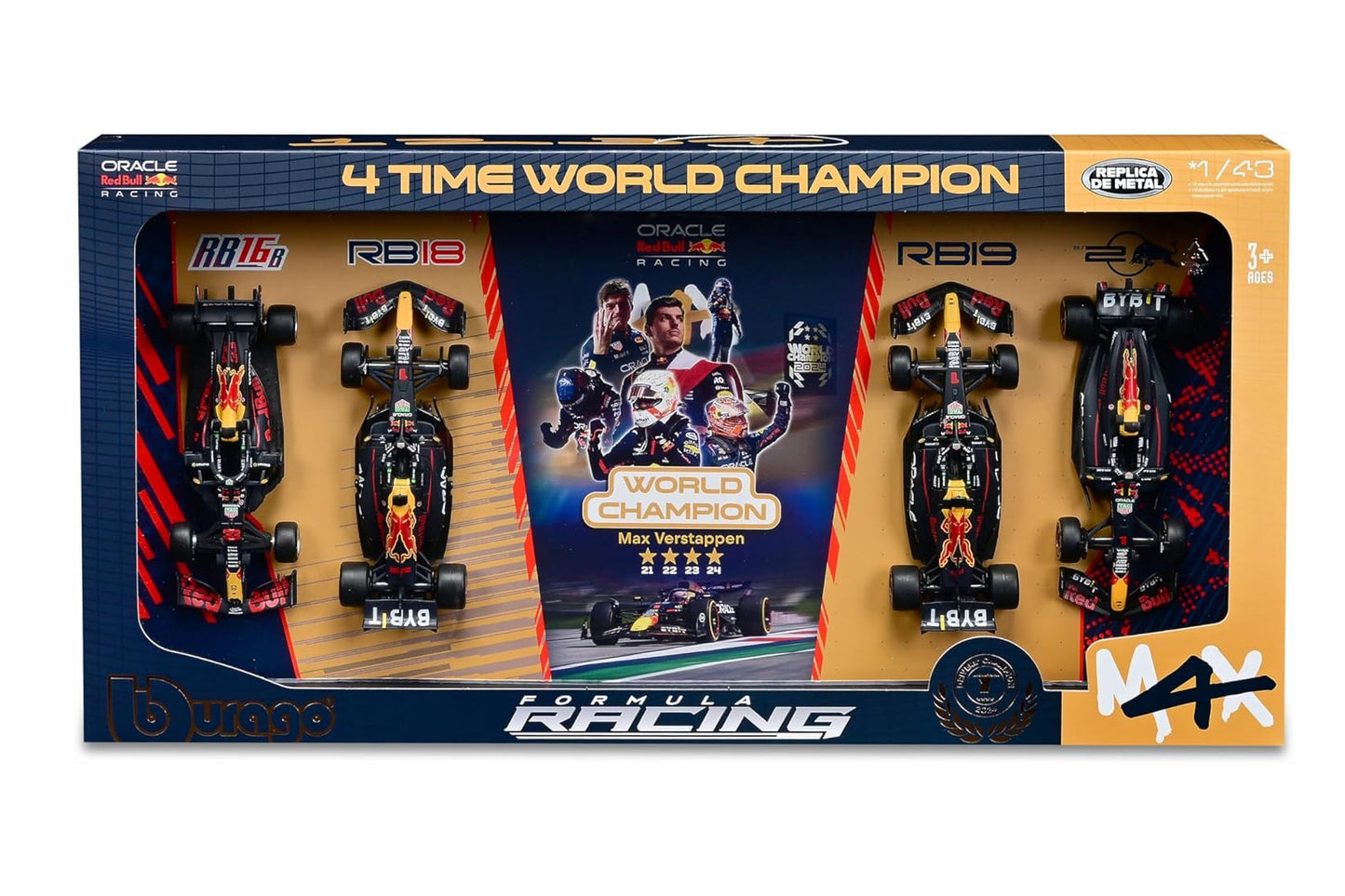 4X World Champion Max Verstappen Set