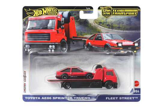 Hot Wheels Team Transport Toyota AE86 Sprinter Trueno