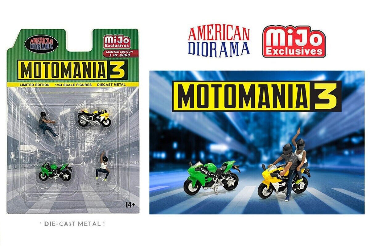 Moto mania 3 figure set