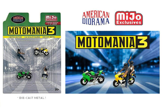 Moto mania 3 figure set