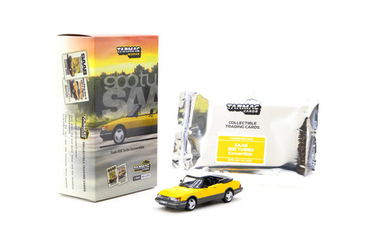 Saab 900 Turbo Convertible Yellow
