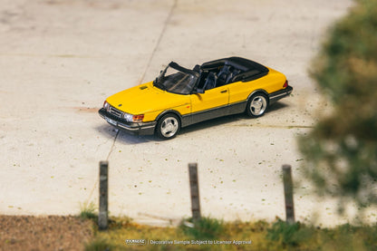 Saab 900 Turbo Convertible Yellow