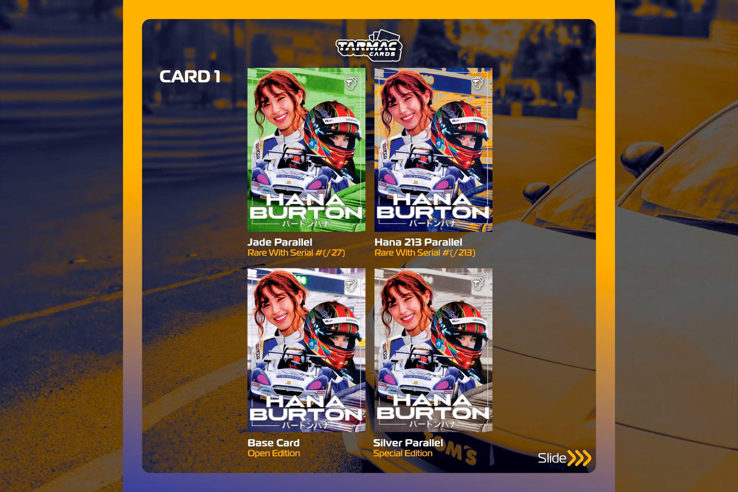 Tarmac cards Hana Burton Edição Especial
