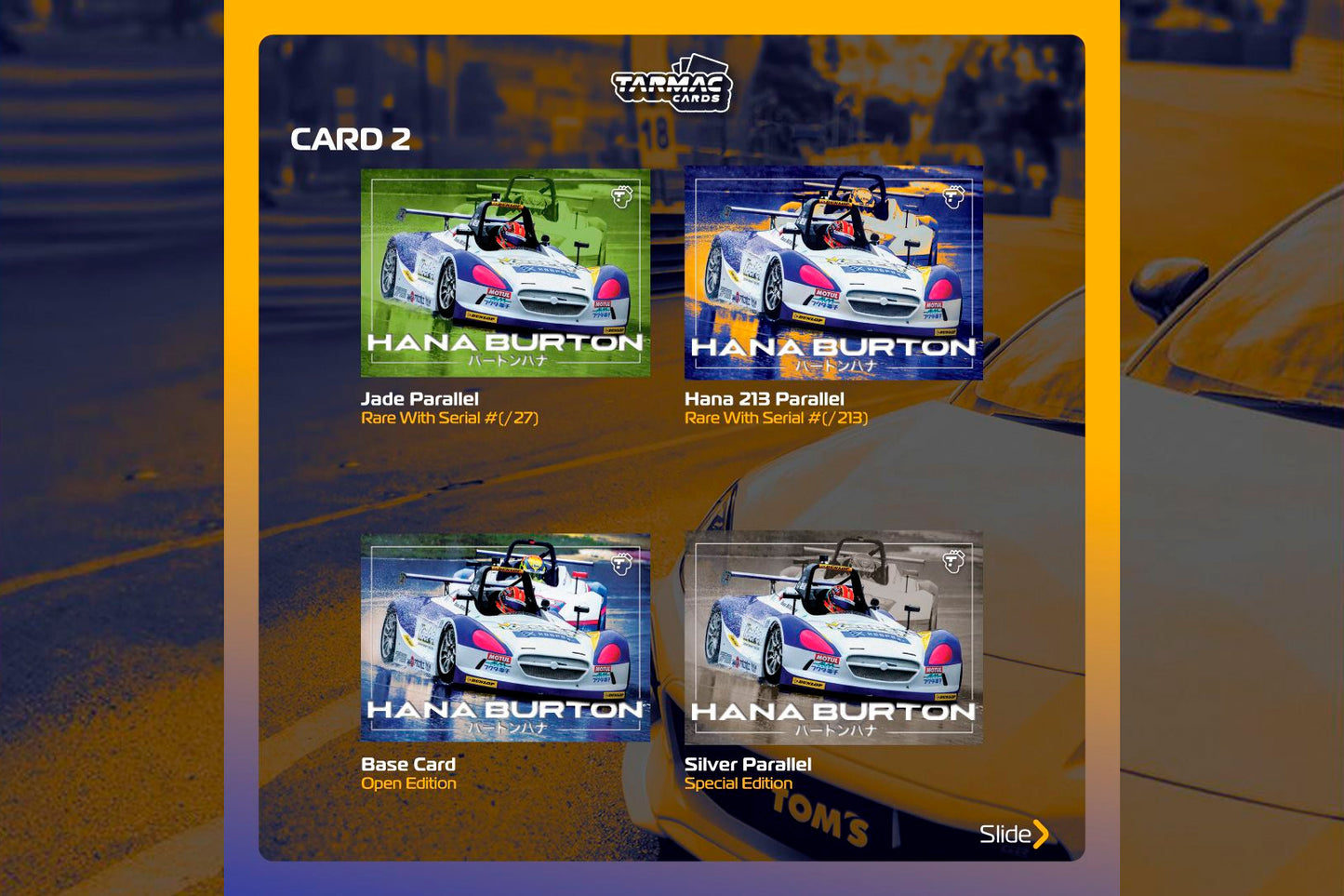 Tarmac cards Hana Burton Edição Especial