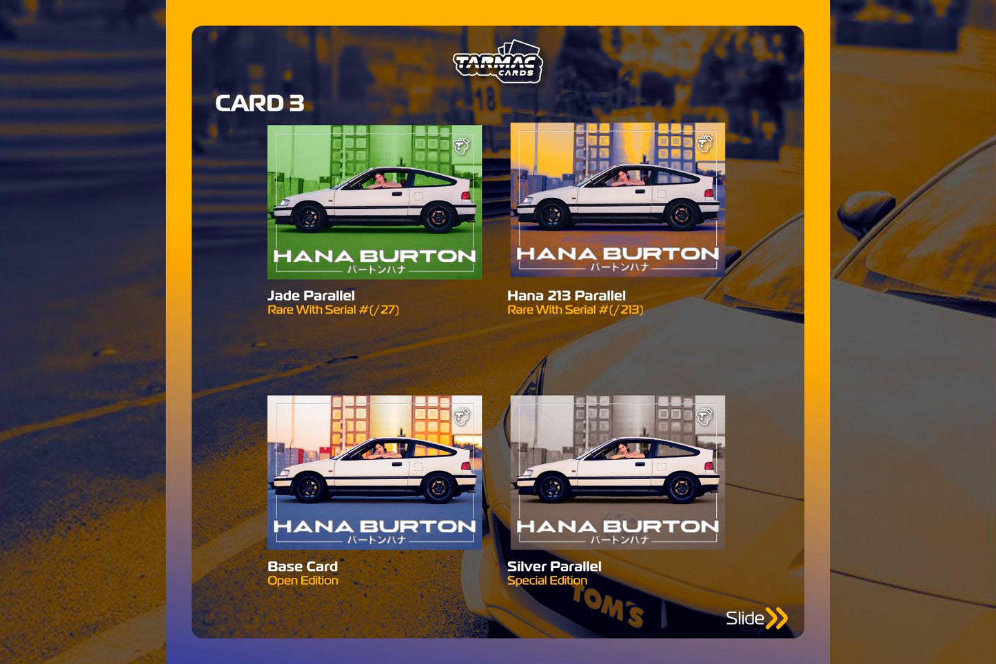 Tarmac cards Hana Burton Edição Especial