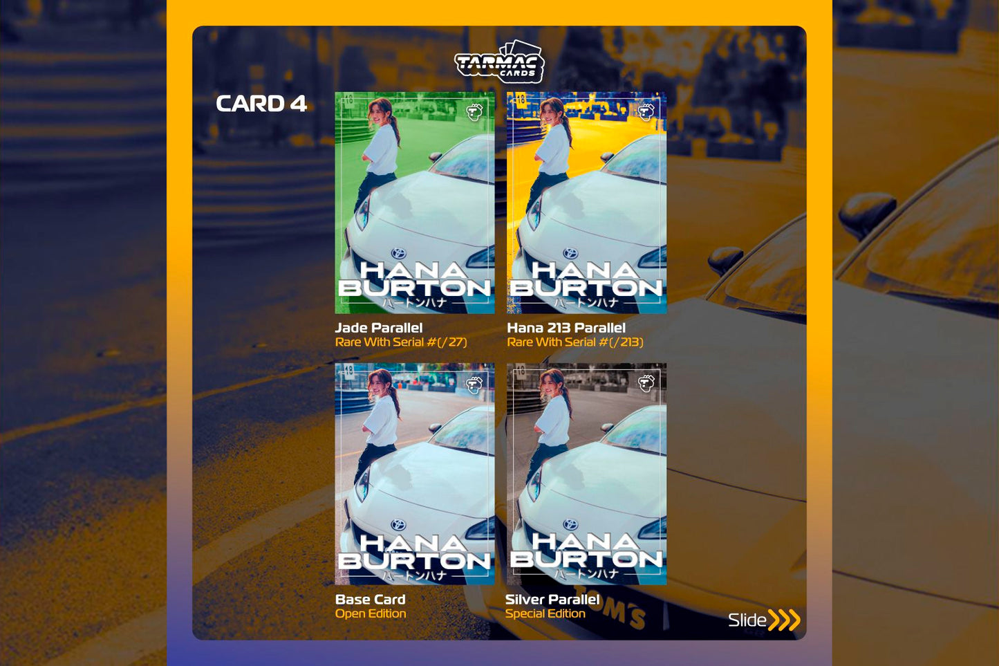 Tarmac cards Hana Burton Edição Especial